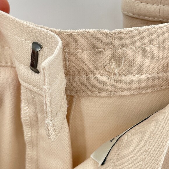 MARINA RINALDI Virgin Wool High Rise Stretch Pleated Slacks Dress Pants EUR 25 - Picture 5 of 9